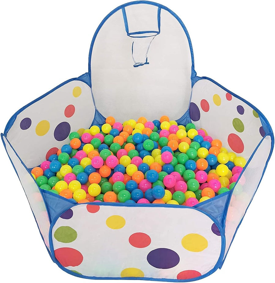 بيت كرات للأطفال مع 45 كورة وسلة باسكت